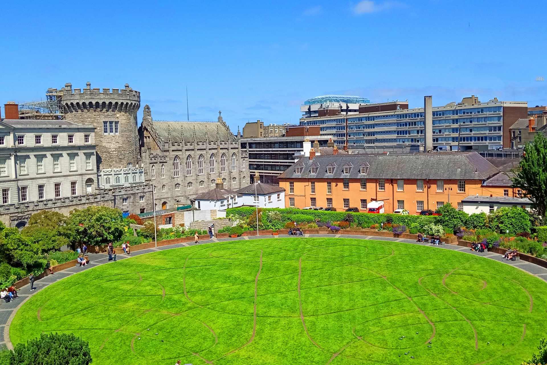 Dublin Castle, historic government complex where decisions like South Dublin County Council’s glyphosate ban reflect changing public health priorities.